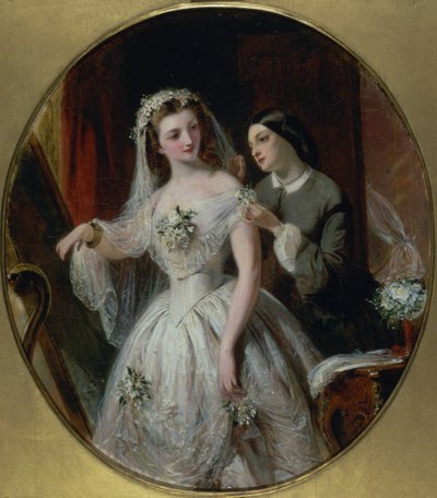 The Wedding Dress by Abraham Solomon